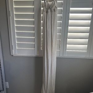 Alice and Olivia Off white maxi dress